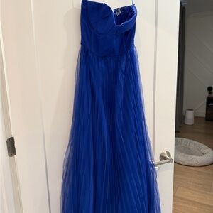 Vici Royal Blue Strapless Dress